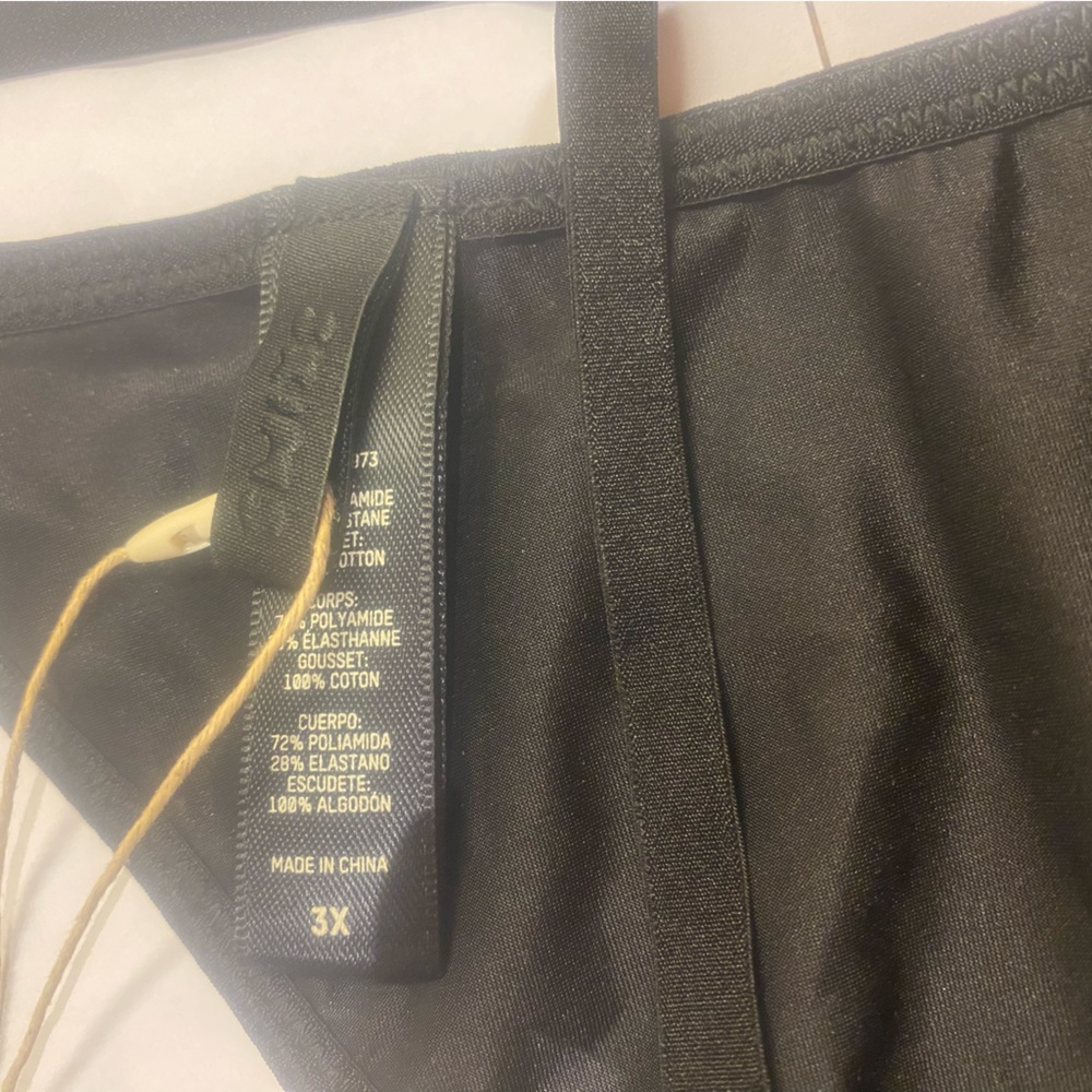 Plus size SKIMS black gstring 3X - Picture 3 of 3